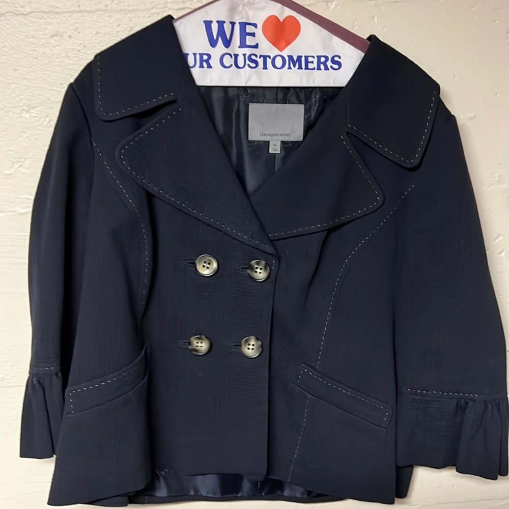 Classiques entier blue blazer size xl.  Great shape